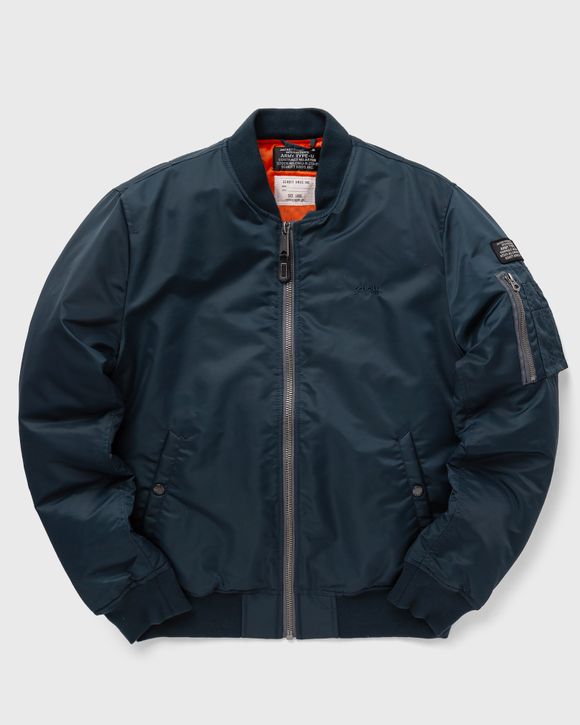 Schott NYC BOMBER JACKET Blue | BSTN Store