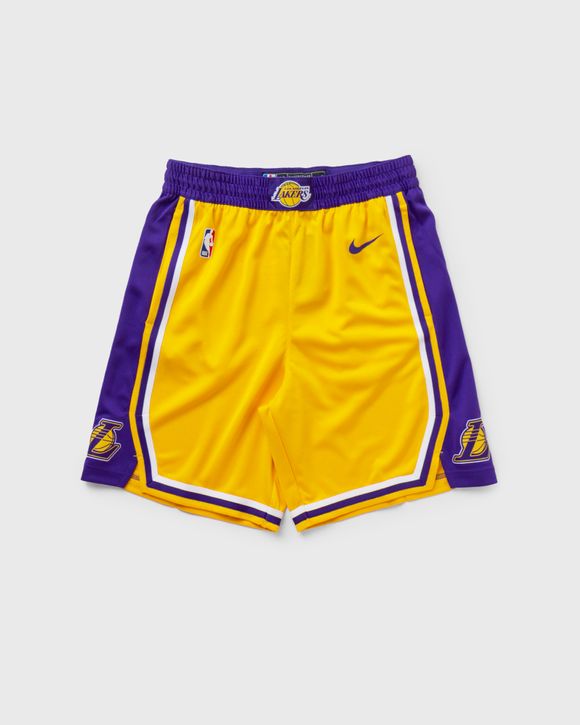 Youth Los Angeles Lakers Nike Gold 2020/21 Swingman Shorts - Icon