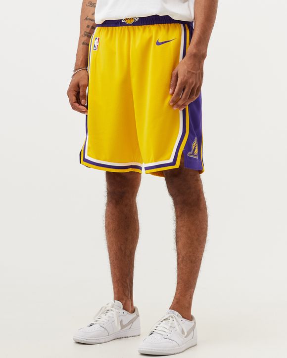 Los Angeles Lakers Icon Edition Men's Nike NBA Swingman Shorts.