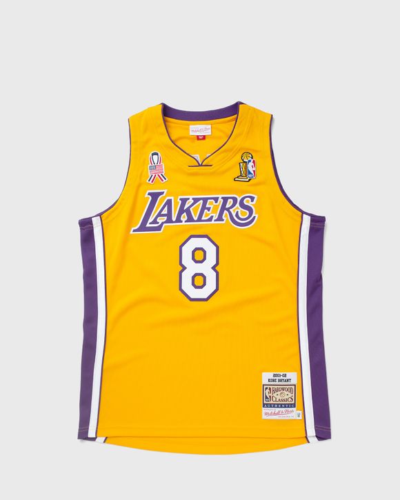 NBA AUTHENTIC JERSEY LOS ANGELES LAKERS 2001-02 KOBE BRYANT #8