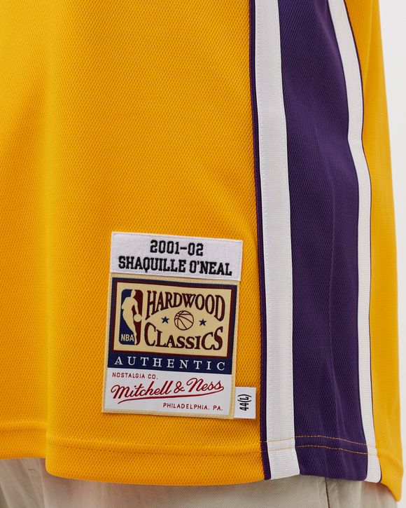Mitchell & Ness Men's 2001 Los Angeles Lakers Shaquille O'Neal #34 Blue  Hardwood Classics Swingman Jersey
