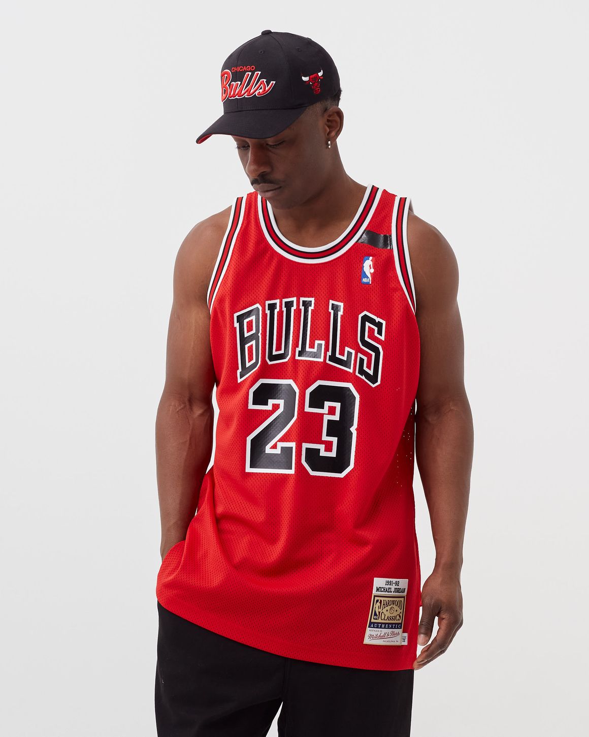 Mitchell Ness NBA Authentic Jersey Chicago Bulls 1991 92 Michael Jordan 23 Red BSTN Store