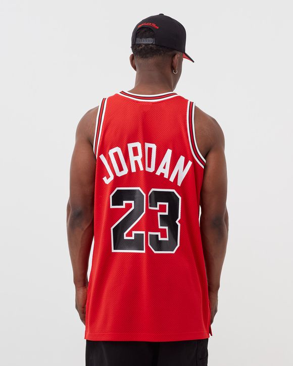 Chicago Bulls Michael Jordan 1994-95 Road 45 Authentic Jersey By Mitchell &  Ness - Red - Mens