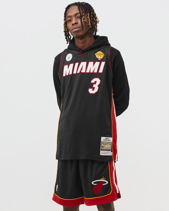 Mitchell & Ness Swingman Dwyane Wade Miami Heat Black 2012-13 Jersey