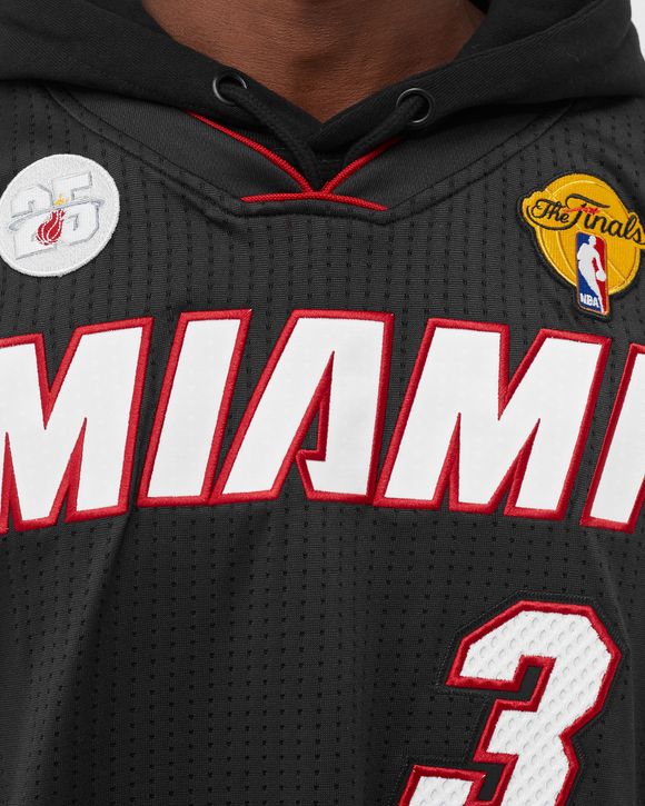 Jersey Mitchell & Ness Miami Heat #3 Dwyne Wade Authentic Road Finals Jersey  black