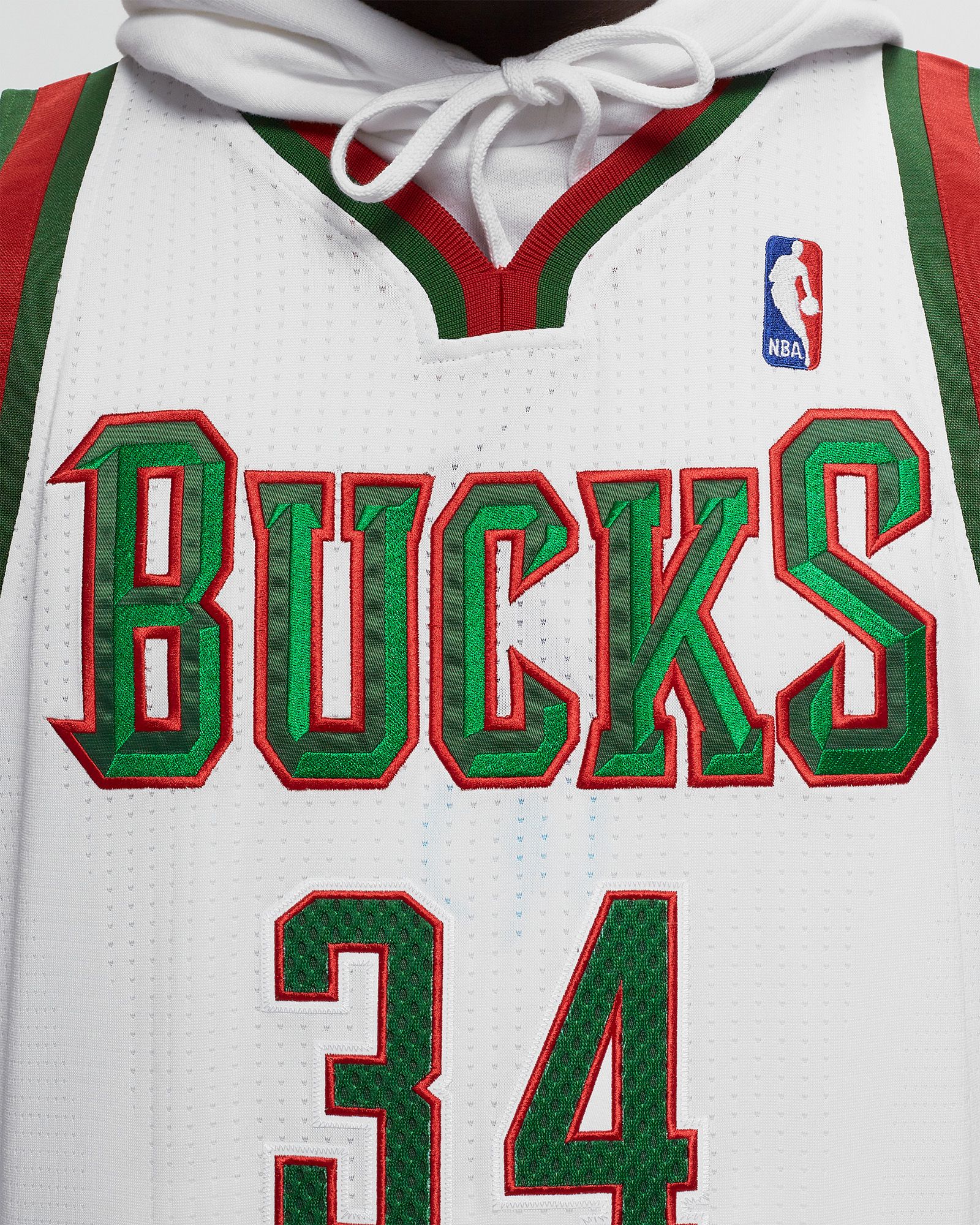 NBA AUTHENTIC JERSEY BUCKS HOME 2013-14 GIANNIS ANTETOKOUNMPO #34