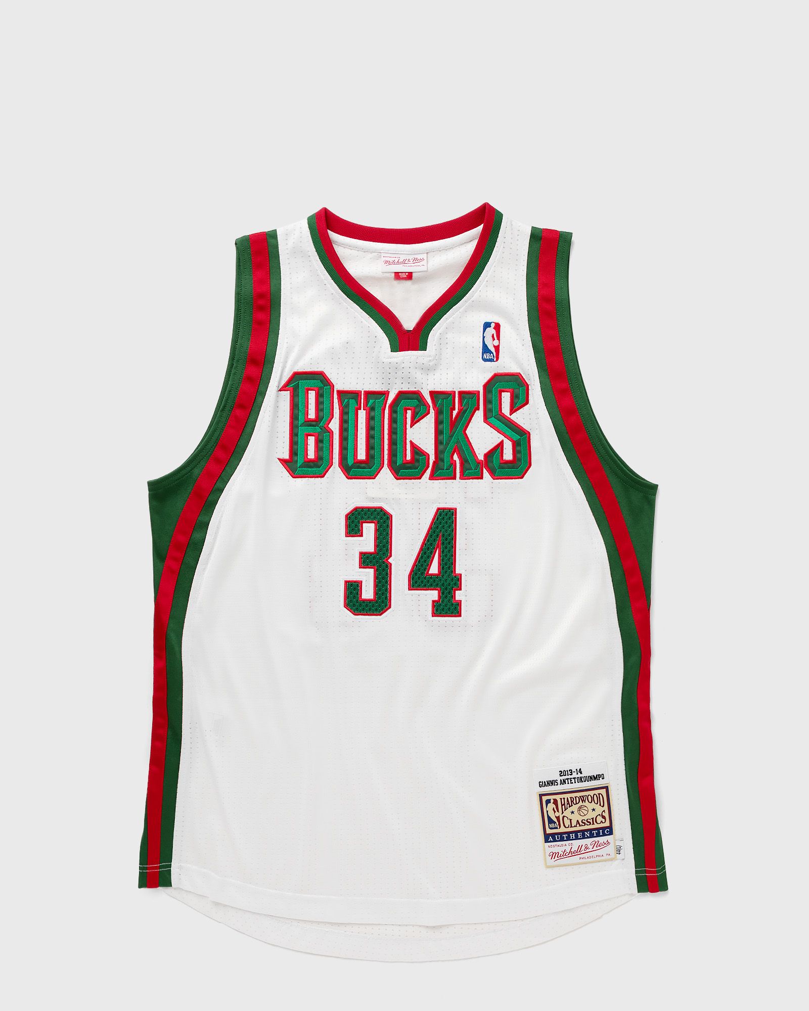 NBA AUTHENTIC JERSEY BUCKS HOME 2013-14 GIANNIS ANTETOKOUNMPO #34