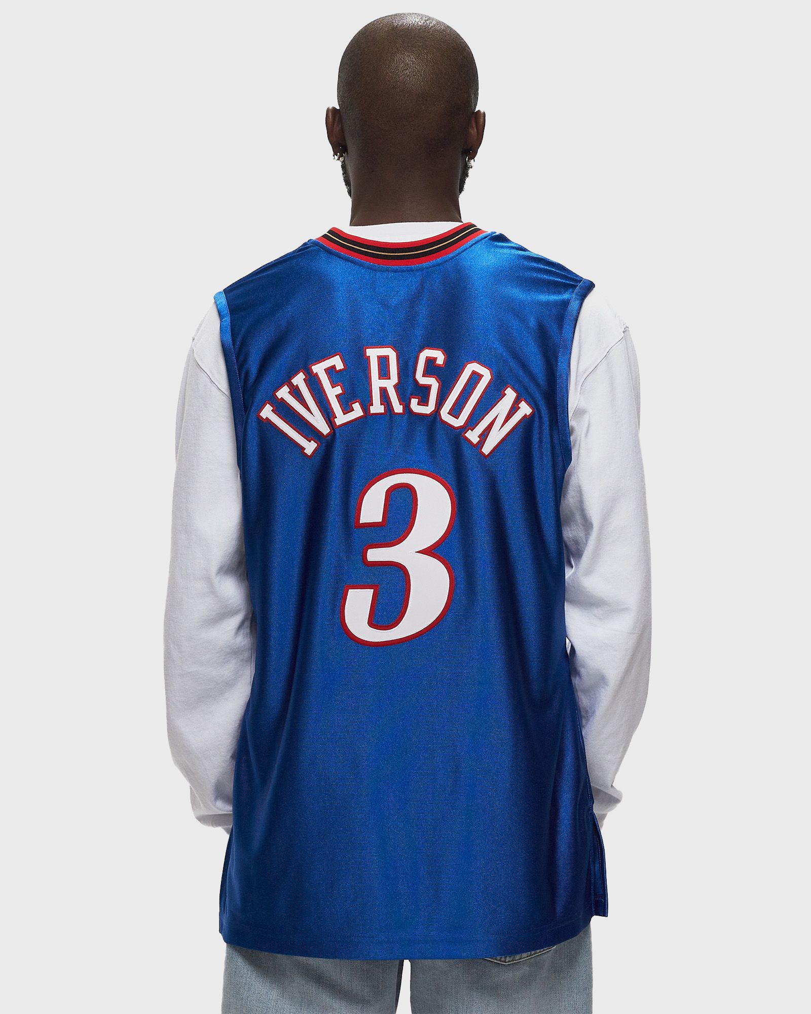 NBA AUTHENTIC JERSEY PHILADELPHIA 76ERS ALTERNATE 2001-02 ALLEN IVERSON #3