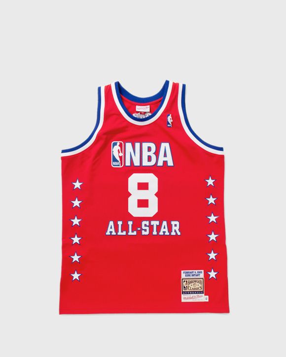 Shop Mitchell & Ness Kobe Bryant West All Star Authentic Jersey  AJY4CP19004-ASWSCAR03KBR red