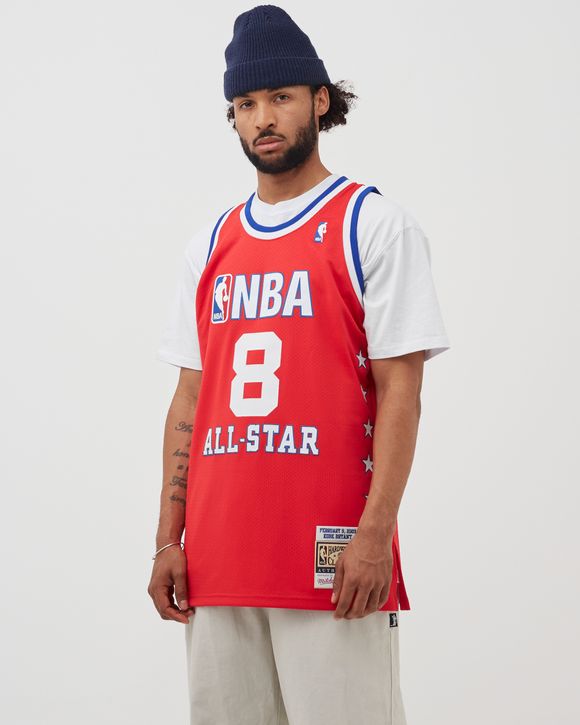 Shop Mitchell & Ness Kobe Bryant West All Star Authentic Jersey  AJY4CP19004-ASWSCAR03KBR red