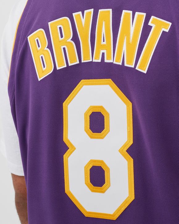 Mitchell & Ness Men's Kobe Bryant Gold-Tone,Purple Los Angeles