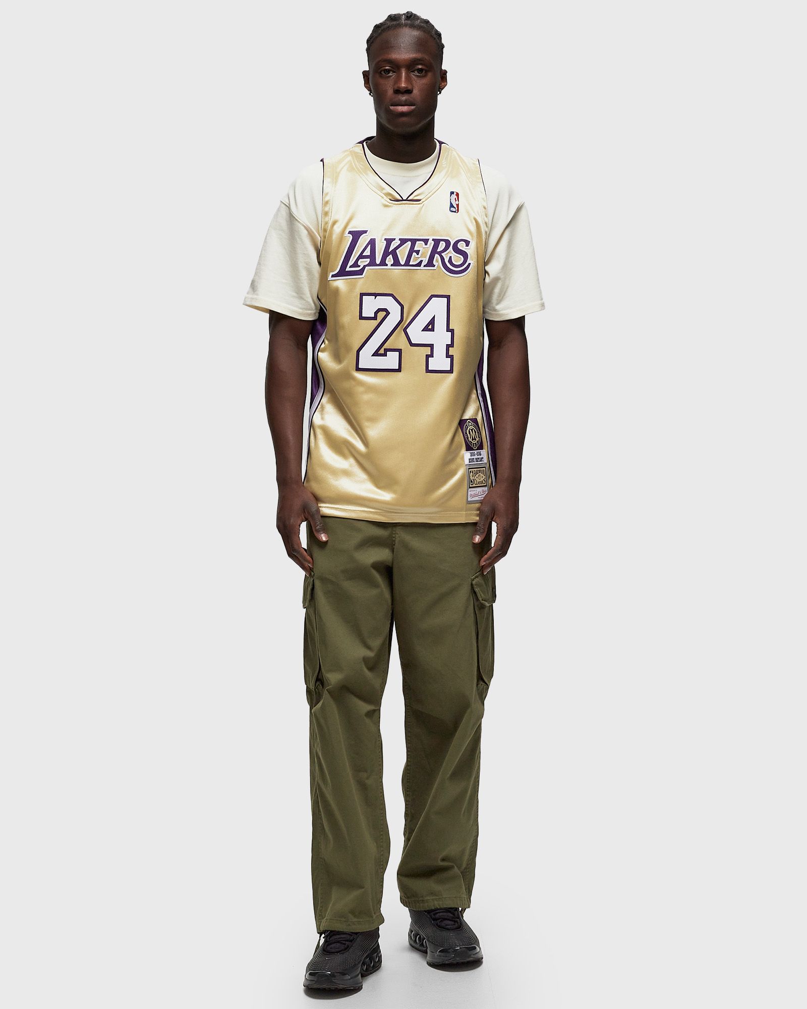 NBA AUTHENTIC JERSEY LOS ANGELES LAKERS HALL OF FAME 1996-2016 KOBE BRYANT #24