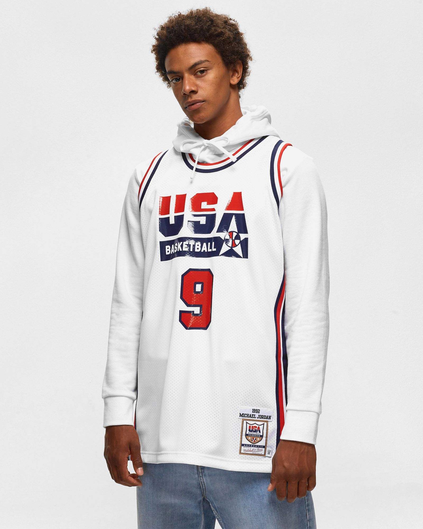 Mitchell & Ness USA 9 ユニフォーム XL jordan USA Basketball Michael Jordan #9 Mitchell Ness 1992 Dream