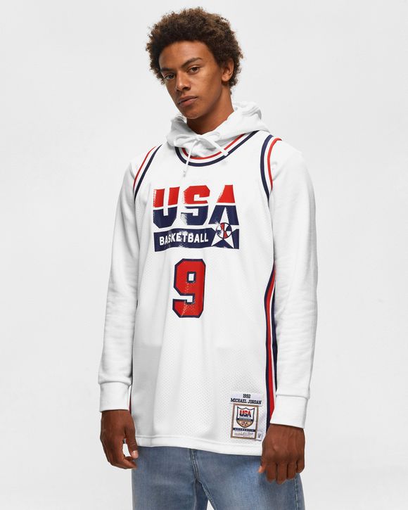 Michael Jordan White #9 USA Throwback Basketball Jersey