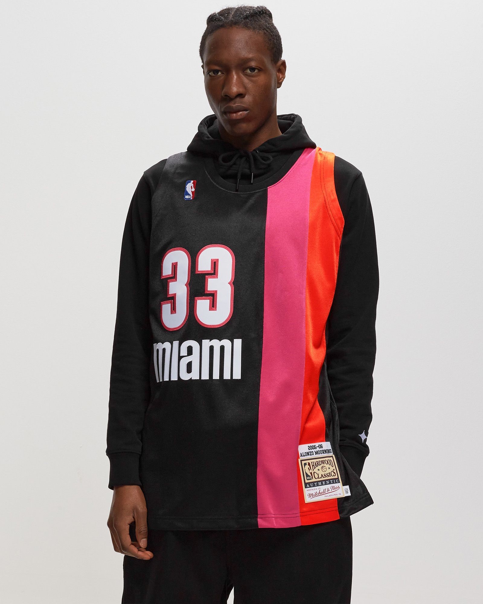 NBA Authentic Jersey Miami Heat Alternate 2005-06 Alonzo Mourning #33