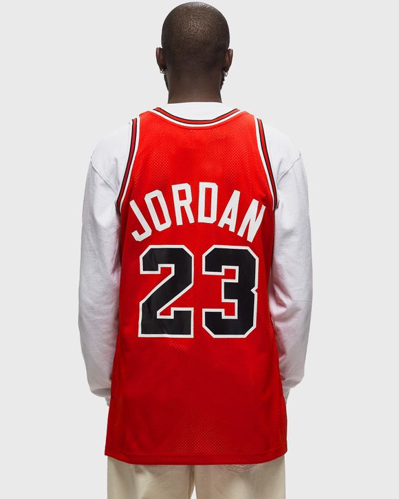 NBA Authentic Jersey Chicago Bulls Michael Jordan 1988 89 Red