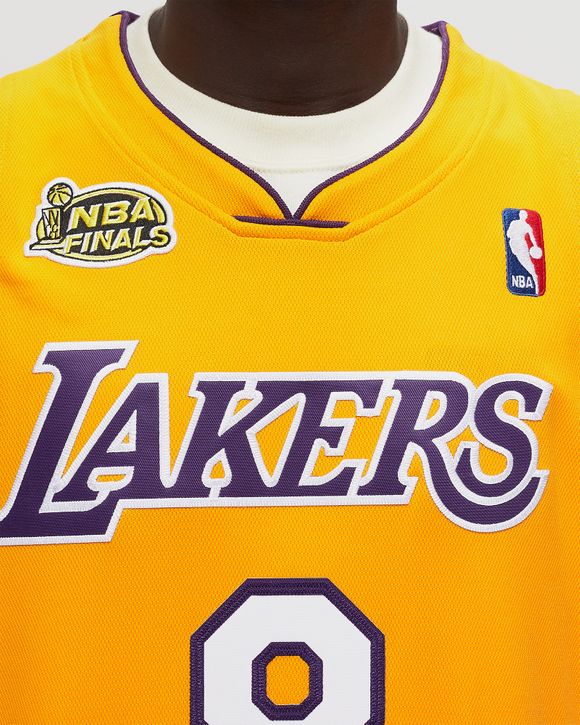 Mitchell & Ness NBA AUTHENTIC JERSEY LOS ANGELES LAKERS 2000-01 KOBE BRYANT  #8 Yellow | BSTN Store