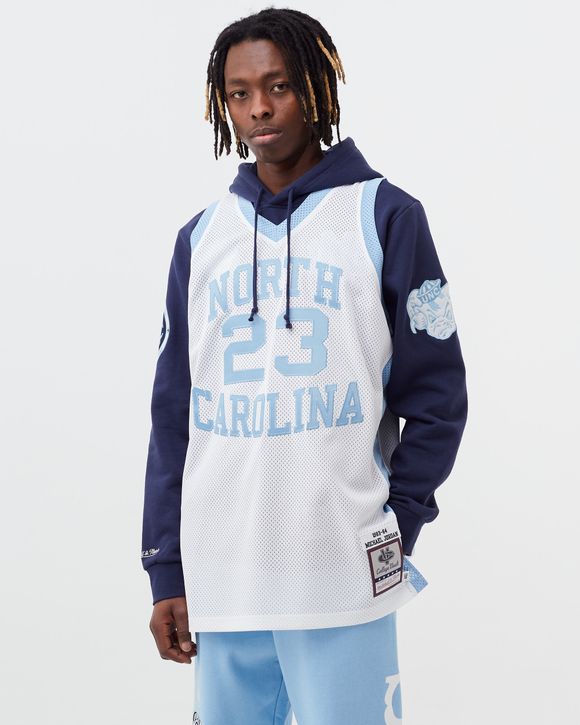 Shop Mitchell & Ness University of North Carolina Michael Jordan 1983 Authentic  Jersey AJY53518-UNC83MJOWHIT white