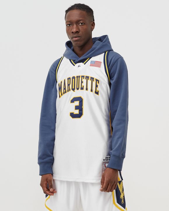 Mitchell & Ness Swingman Dwyane Wade Marquette University White 2002 Jersey