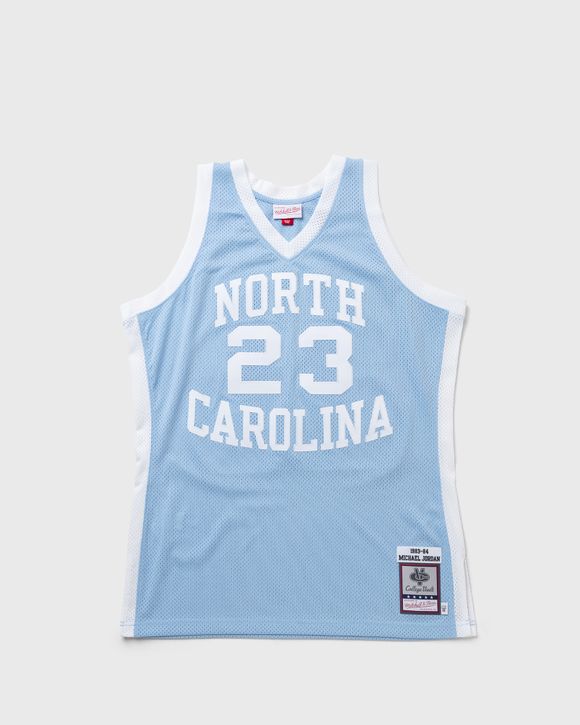 Shop Mitchell & Ness University of North Carolina Michael Jordan 1983 Authentic  Jersey AJY53518-UNC83MJOWHIT white