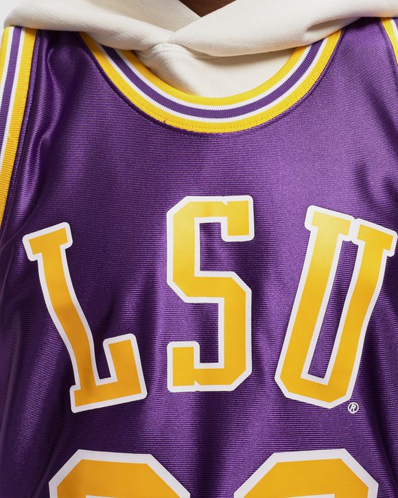 Men's Mitchell & Ness Shaquille O'Neal Gold LSU Tigers 1990/91 Authentic  Throwback College Jersey
