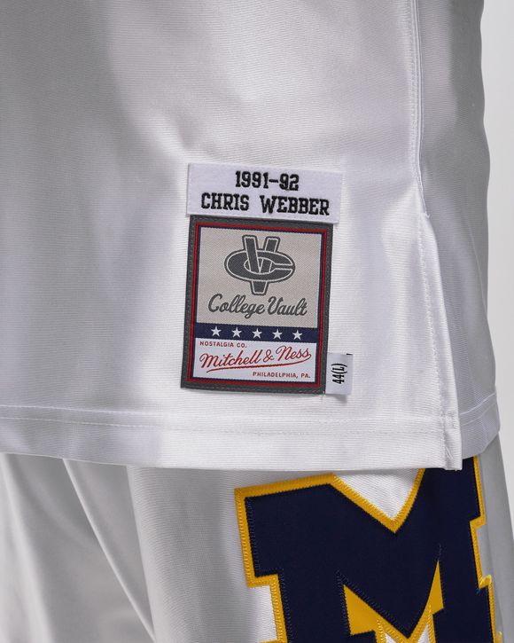 Mitchell & Ness Men's Michigan Wolverines #4 Maize Chris Webber