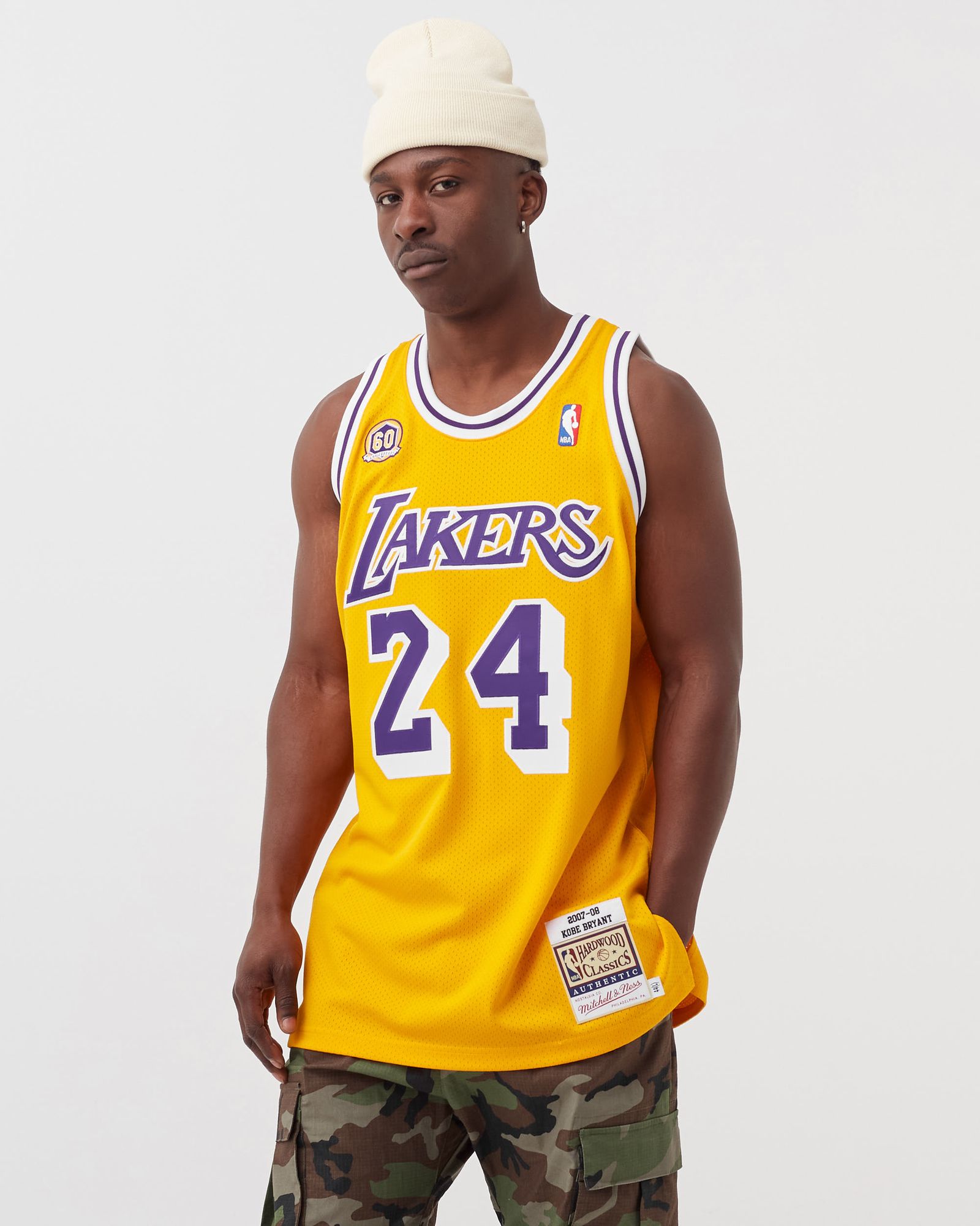 NBA AUTHENTIC JERSEY Los Angeles Lakers 2007-08 Kobe Bryant #24