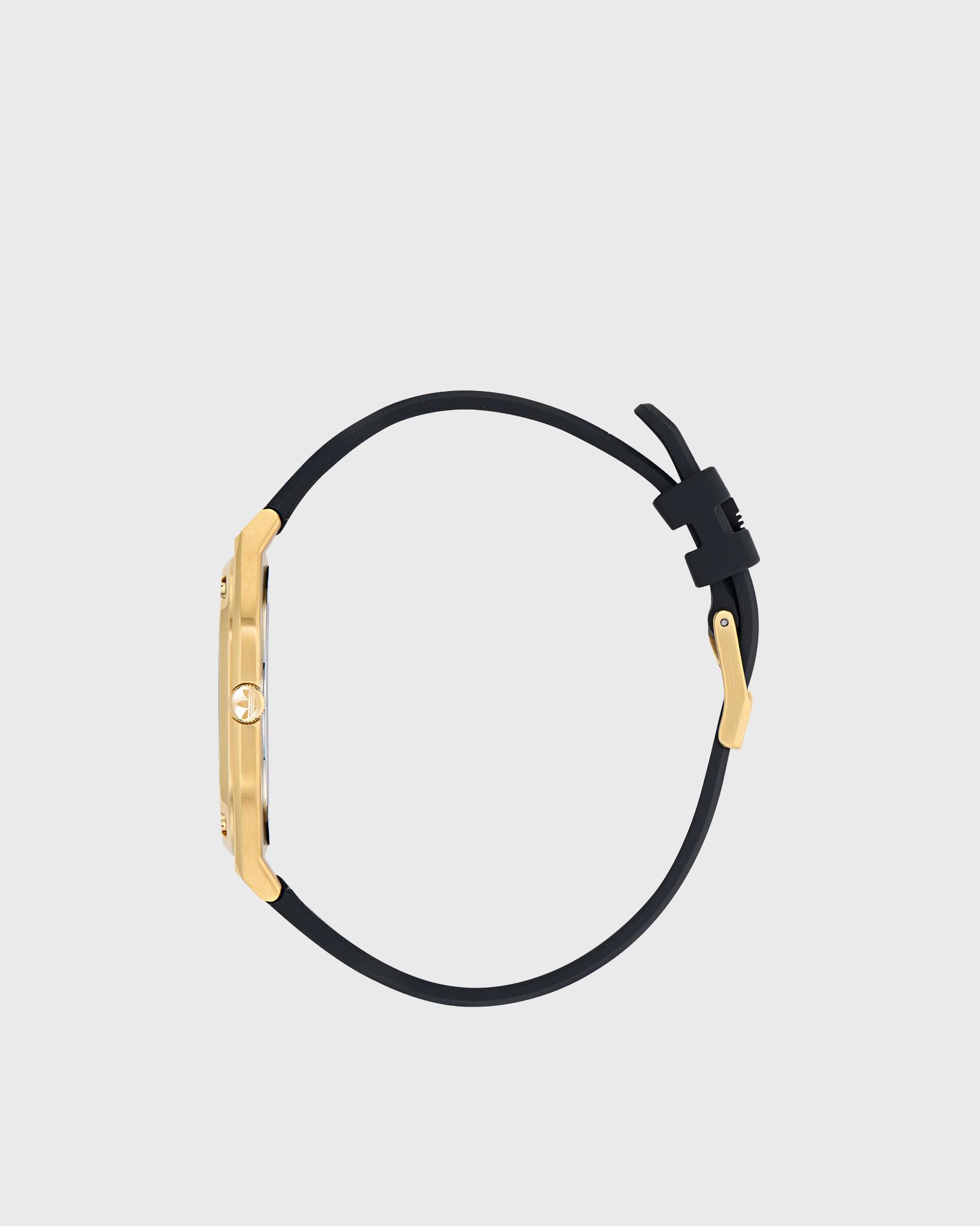 IP Gold SST Case Gold Dial Black Silicone Strap