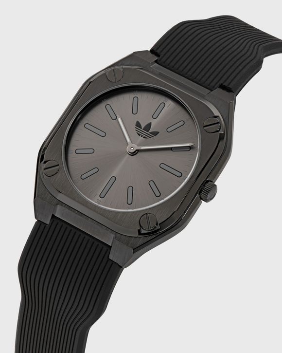 IP Black SST Case Black Dial Black Silicone Strap