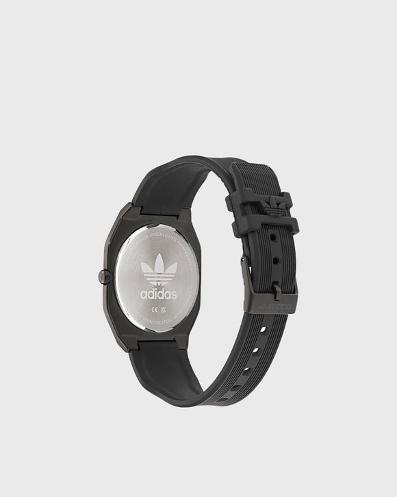 Thumbnail - IP Black SST Case Black Dial Black Silicone Strap