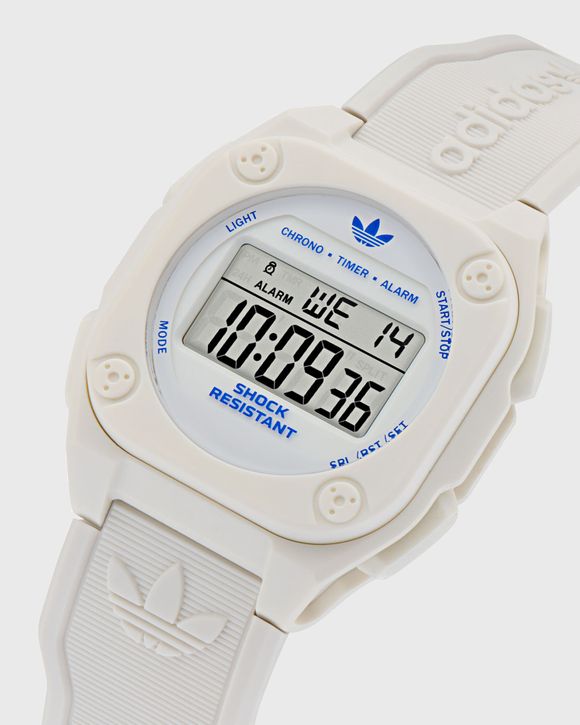 White Resin Case White Mask White Resin Strap