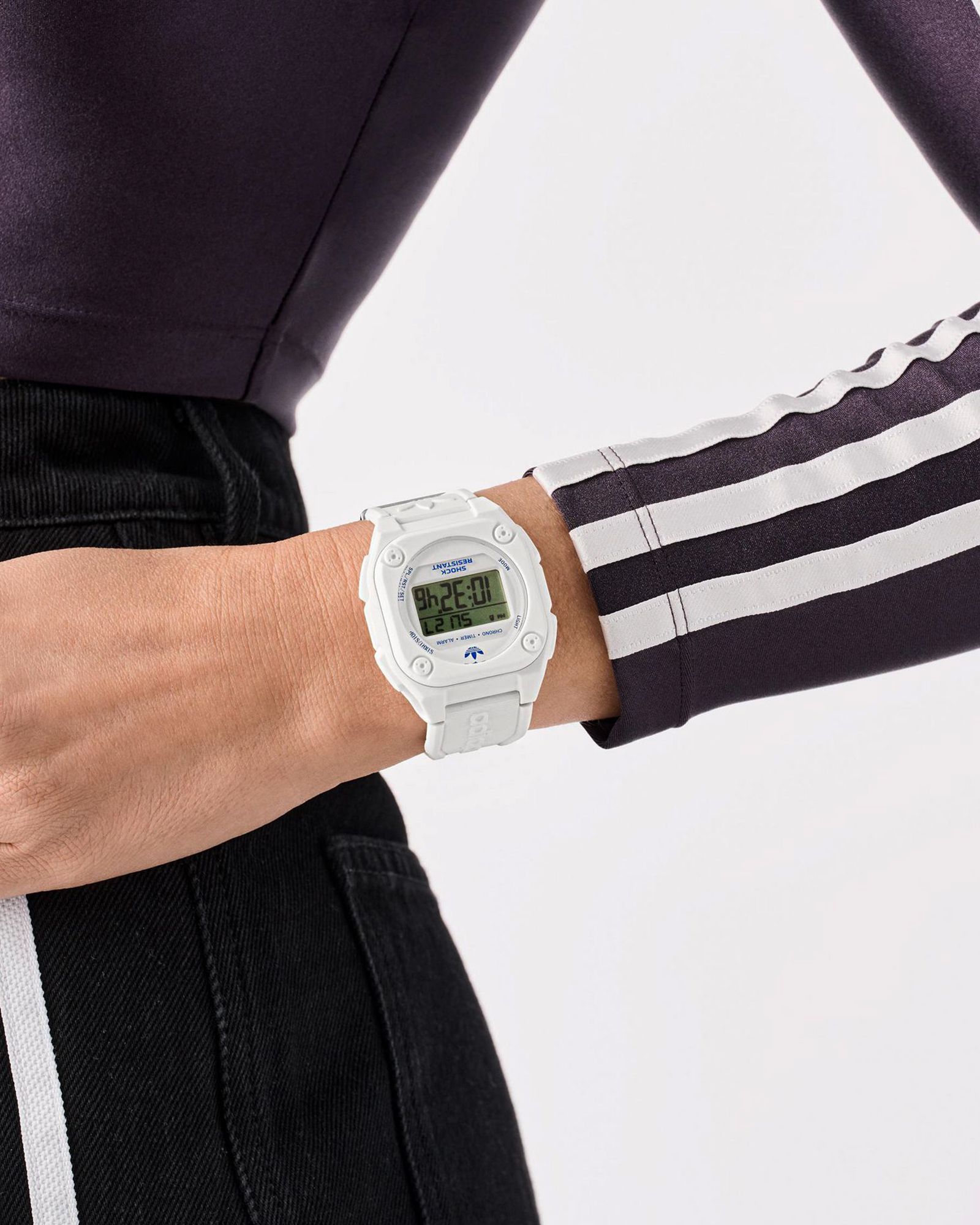 White Resin Case White Mask White Resin Strap