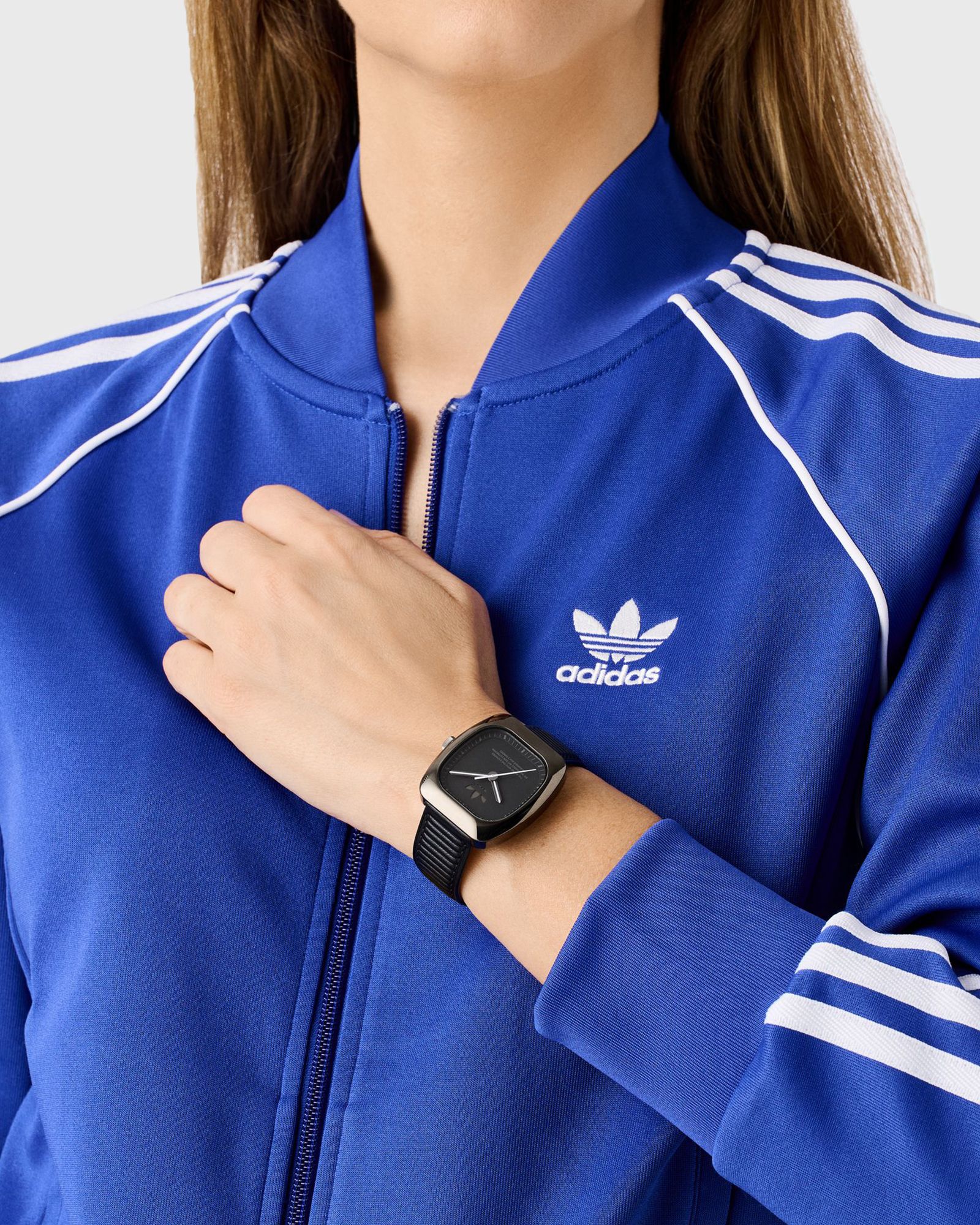 IP Gunmetal SST Case Black Dial Black Leather Strap