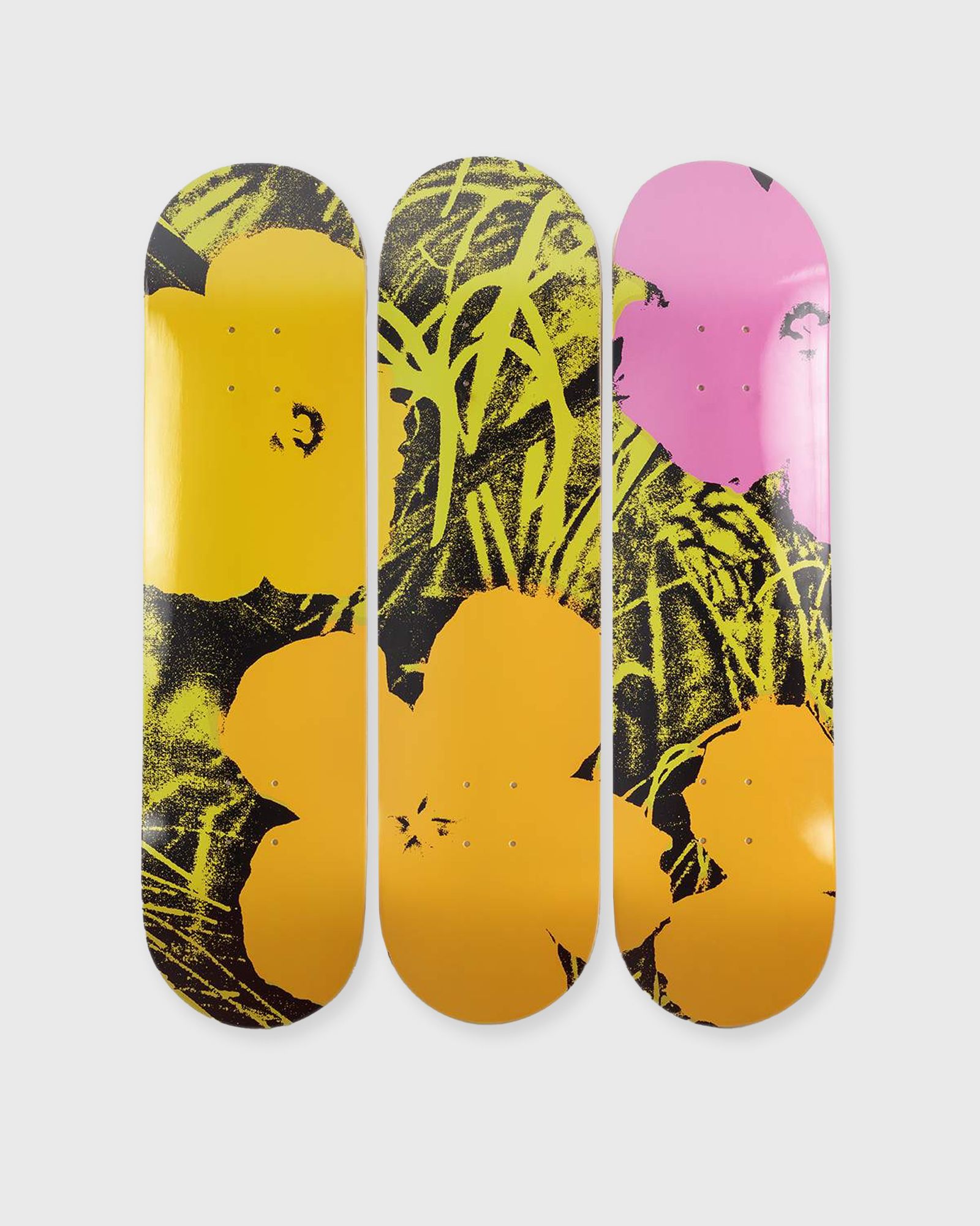 Limited Edition - Andy Warhol Flowers - Lime/Orange Deck
