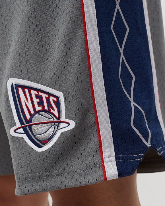 New Jersey Nets 04-05 HWC Swingman Shorts - Grey - Throwback