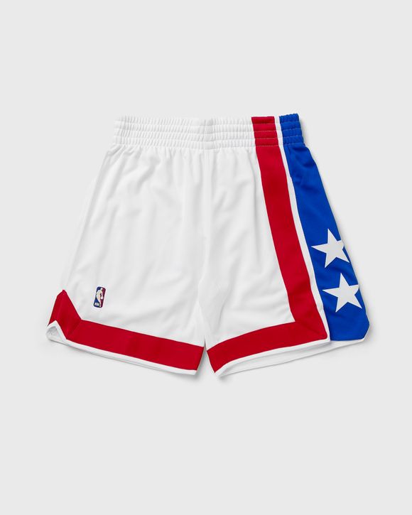 Technical jersey basketball shorts in red and white