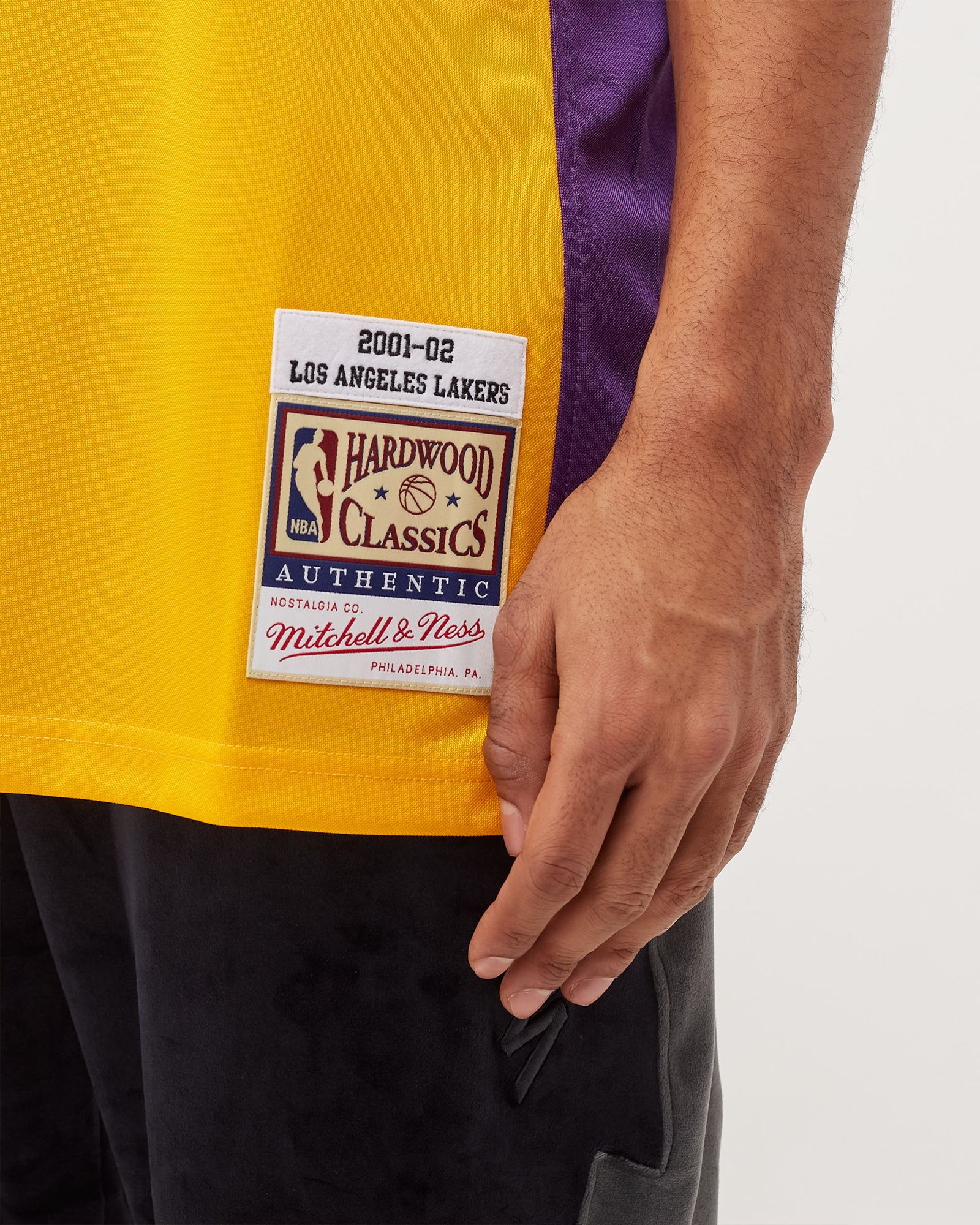 NBA Authentic Shooting Shirt Los Angeles Lakers 2001-02