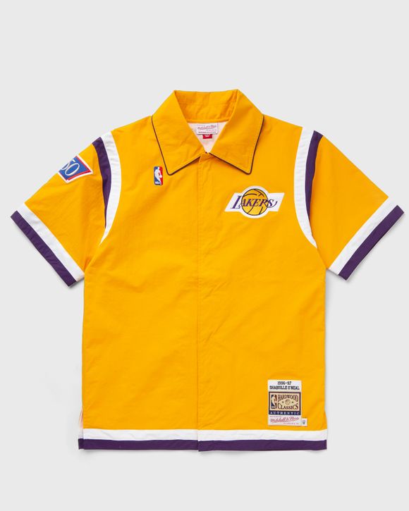 Mitchell & Ness NBA SHOOTING SHIRT LAKERS 1996 SHAQUILLE O'NEAL Yellow -  LIGHT GOLD