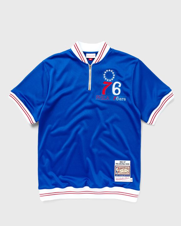 Mitchell & Ness NBA SHOOTING SHIRT 76ERS 1966 Blue - ROYAL