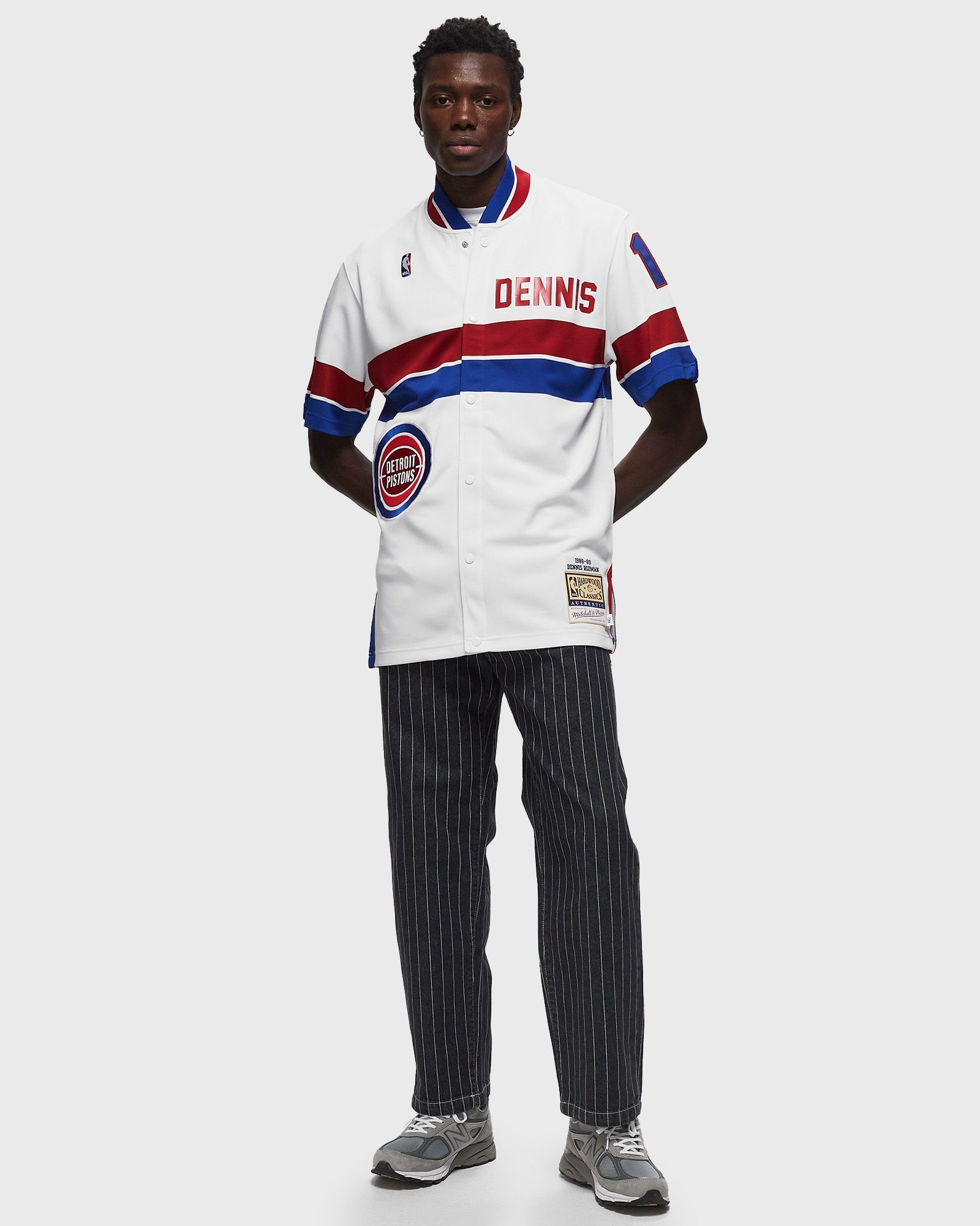 NBA SHOOTING SHIRT DETROIT PISTONS 1988 DENNIS RODMAN #10