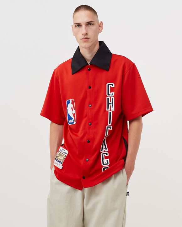 Mitchell & Ness Chicago Bulls Shooting Shirt in Red for Men