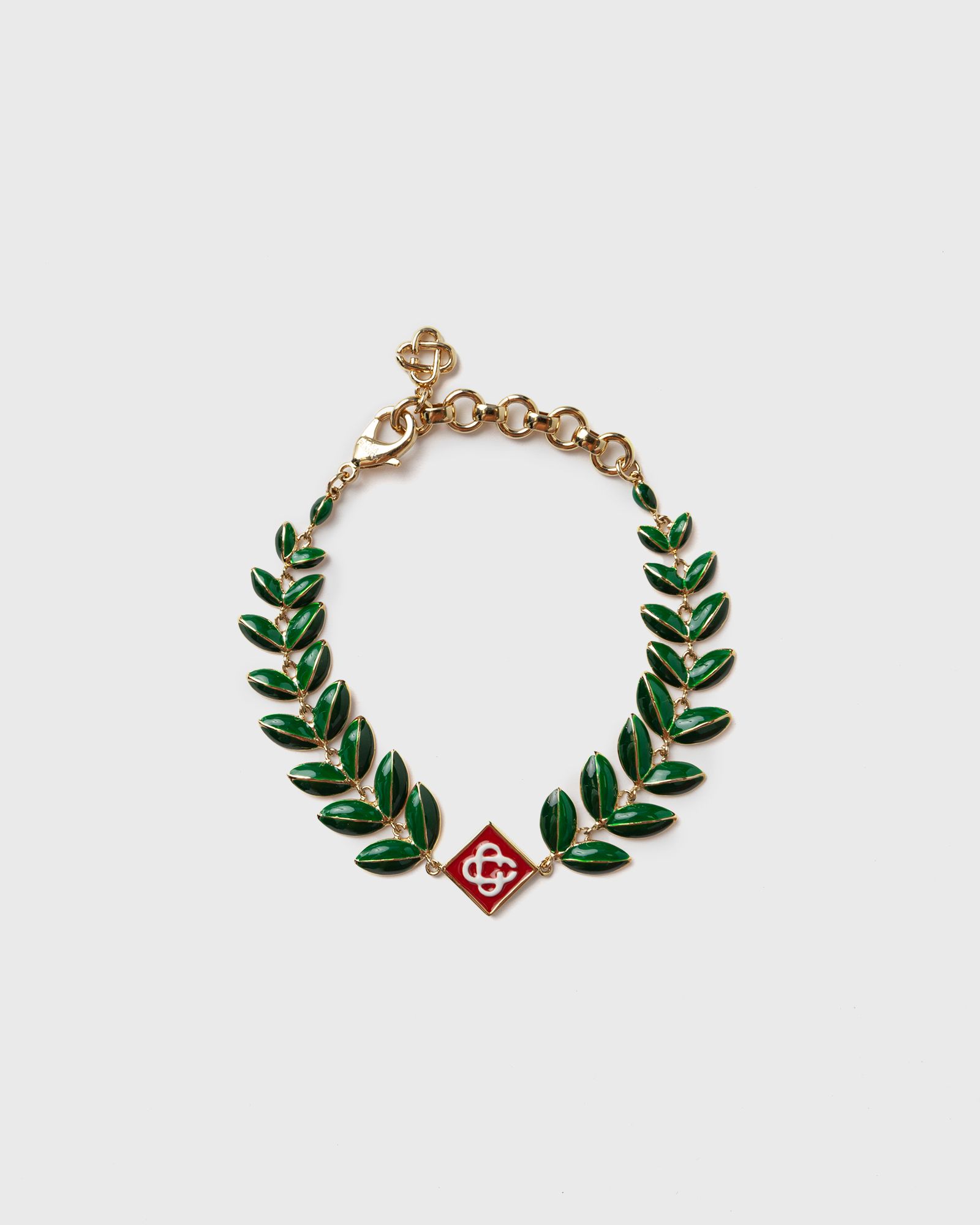 アクセサリー CASABLANCA LAUREL LEAF BRACELET Casablanca Laurel Leaf Bracelet | Gold | FARFETCH