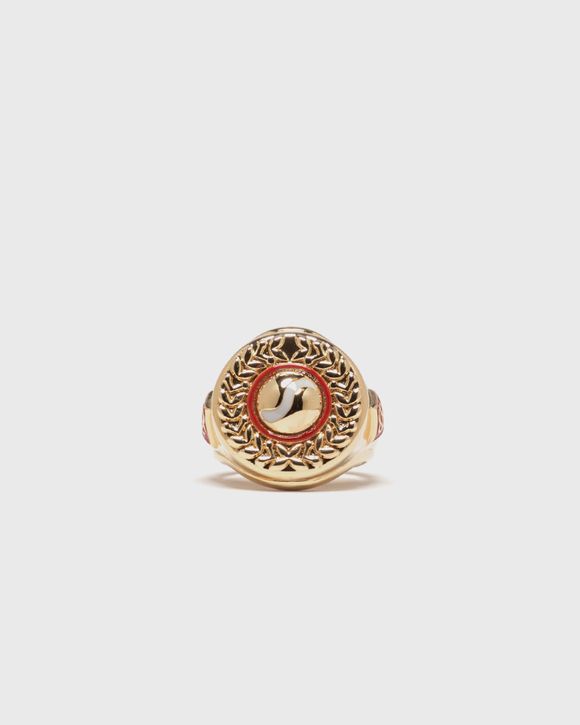 指輪・リング Casablanca Casablanca Sports Medallion Ring Casablanca SPORTS MEDALLION RING Gold | BSTN Store