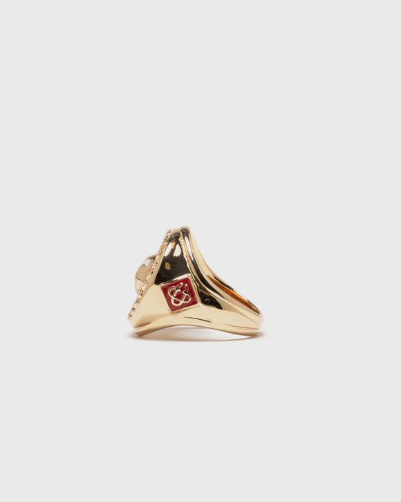 指輪・リング Casablanca Casablanca Sports Medallion Ring Casablanca SPORTS MEDALLION RING Gold | BSTN Store