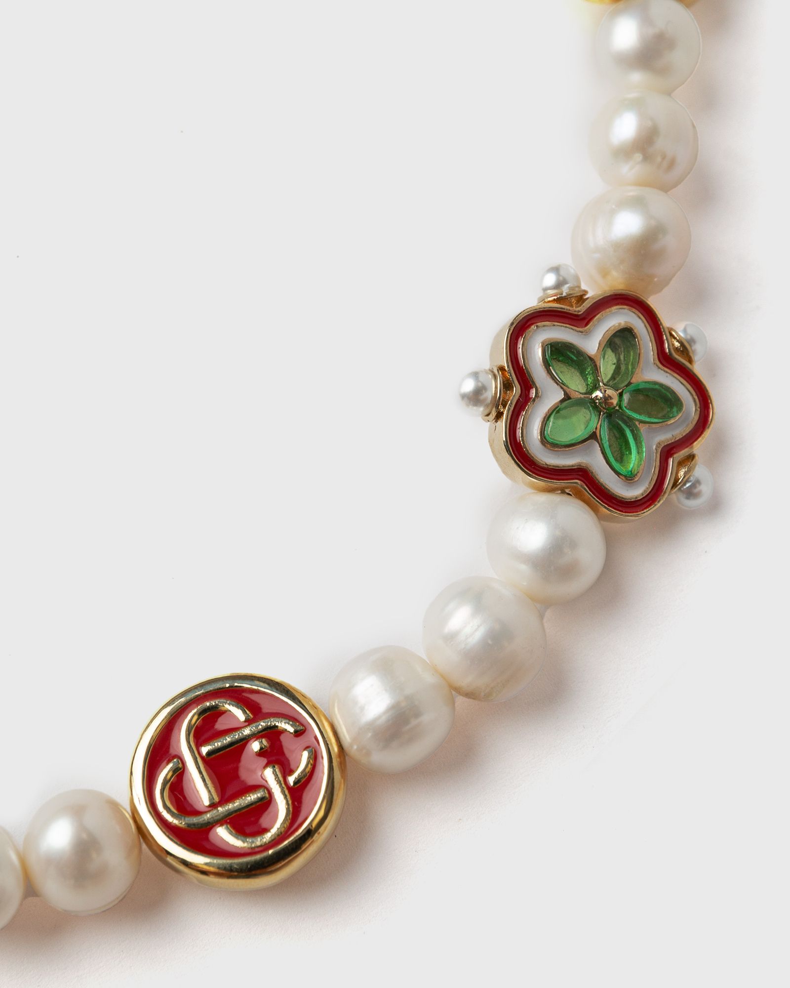 GRADIENT FLOWER SHORT NECKLACE