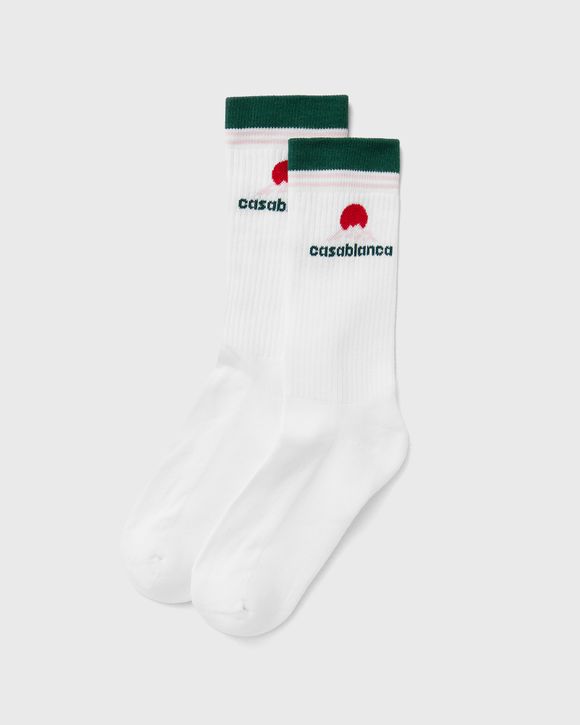 【関税込み】Casablanca ホワイト Casa Sport ソックス Casablanca Sport Sock White Socks Casablanca