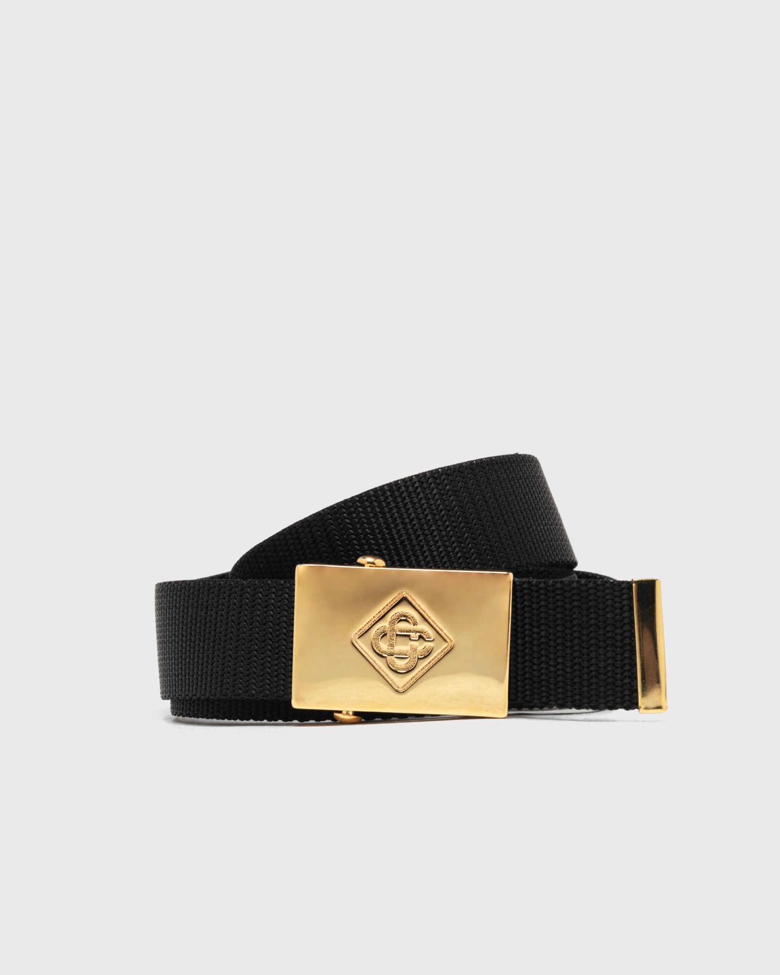 DIAMOND LOGO SLIDE BUCKLE WEBBING BELT