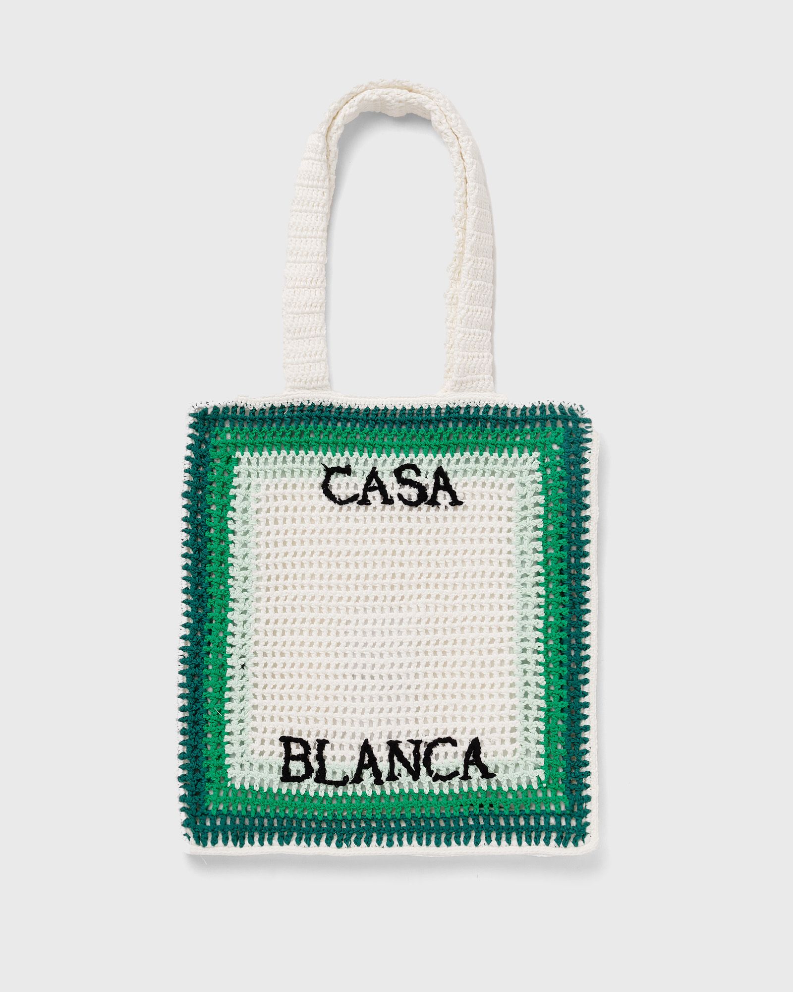 Casablanca - cotton crochet bag men messenger & crossbody bags green in größe:one size