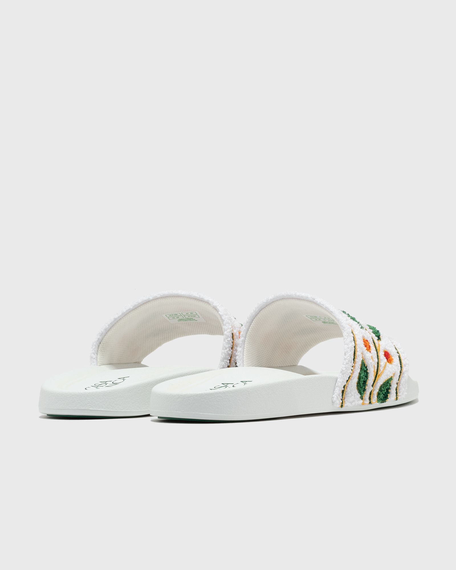 EMBROIDERED TERRY SLIDER