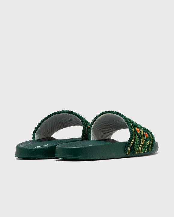 EMBROIDERED TERRY SLIDER